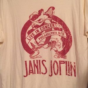 Janis Joplin Live in Concert band tee